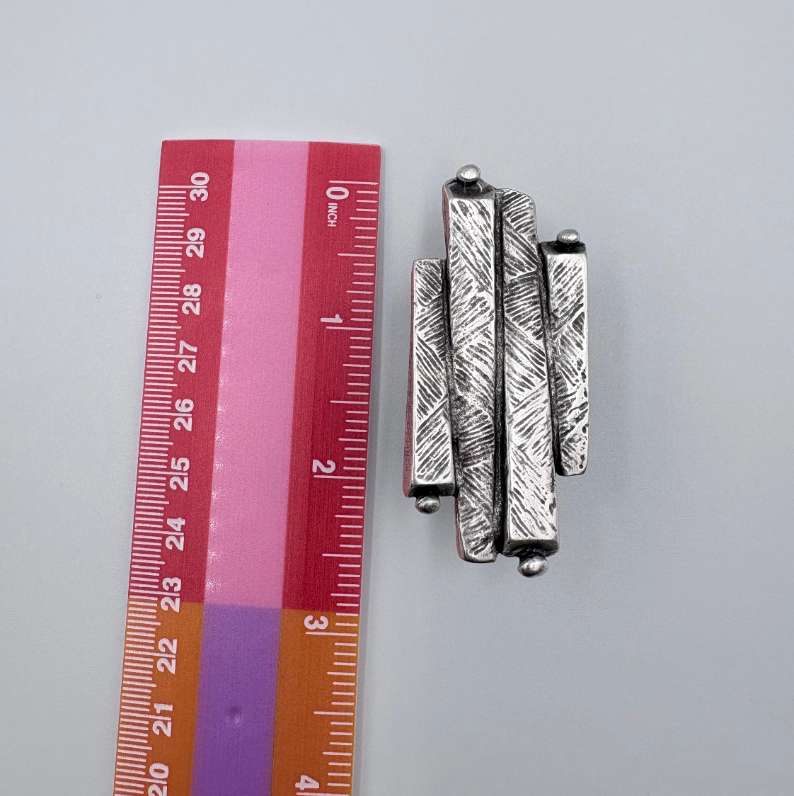 Adjustable Statement Ring | Silver Plated Brass, Geometric Jewelry