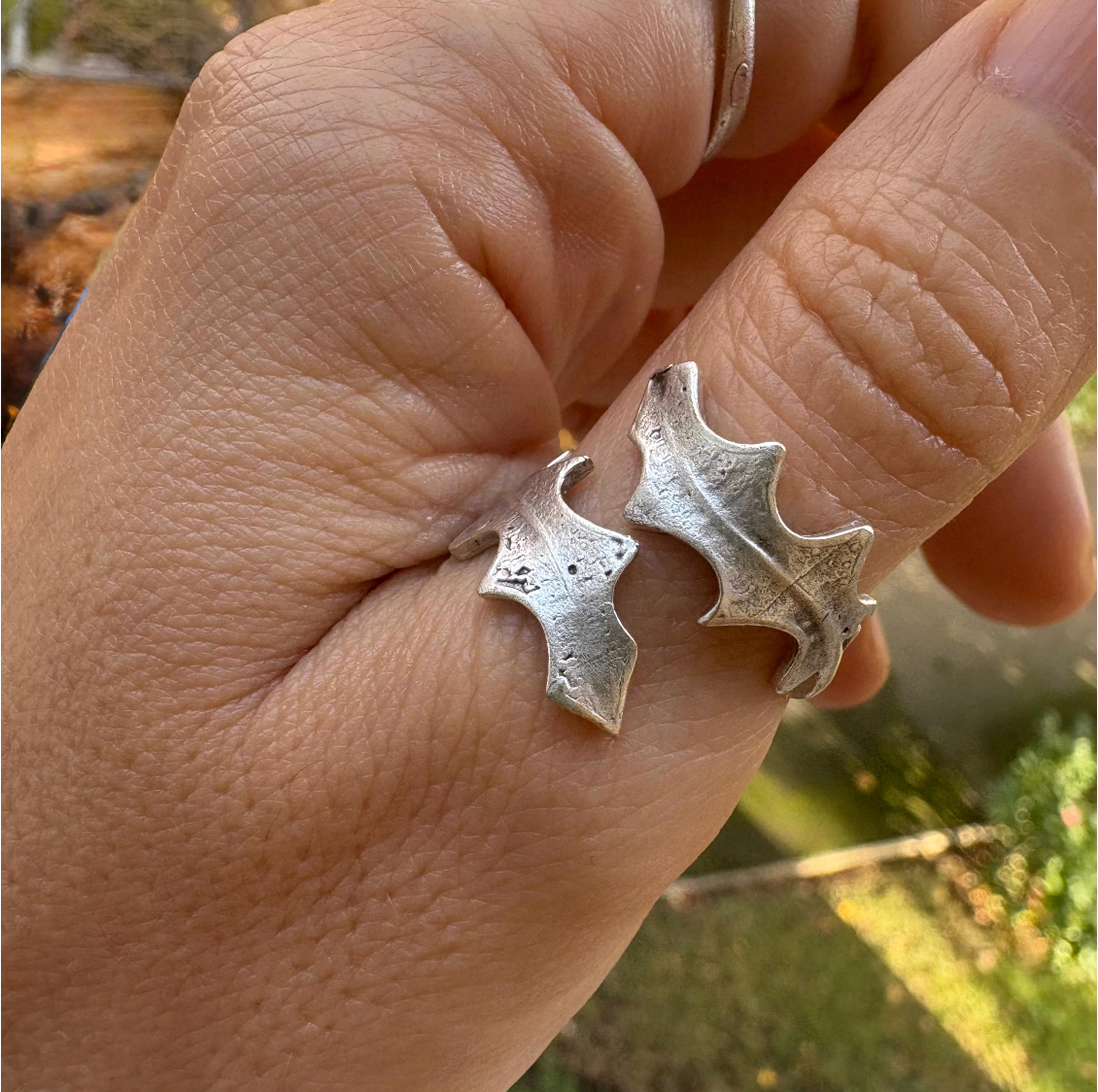 Antique Silver Gothic Armor Ring • Unisex Fantasy Jewelry