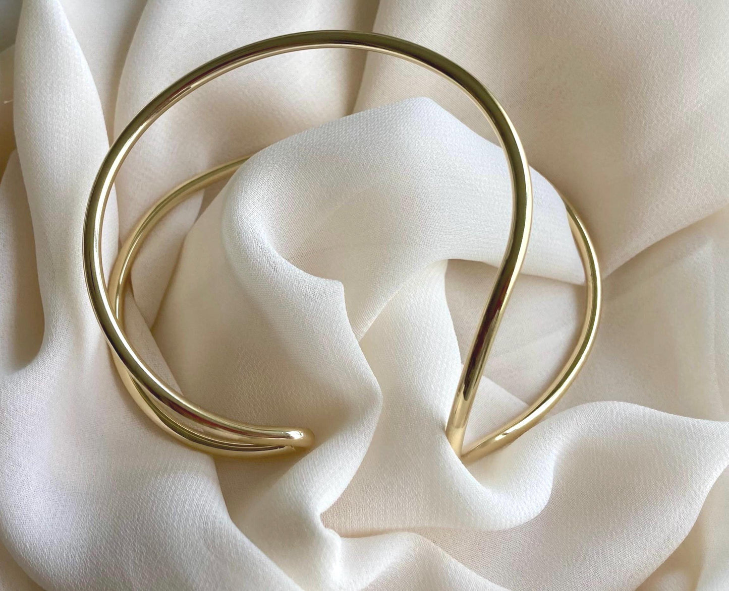 Palm Cuff Bracelet Gold  Plated - Brass Jewellery for Women