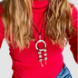 Handmade Antique Silver Circle Pendant Necklace – Black Cord, Boho Jewellery