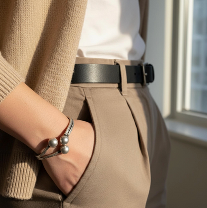 Hammered Cuff Bracelet – Adjustable Minimalist Silver Bangle, Modern Unisex Gift for Her